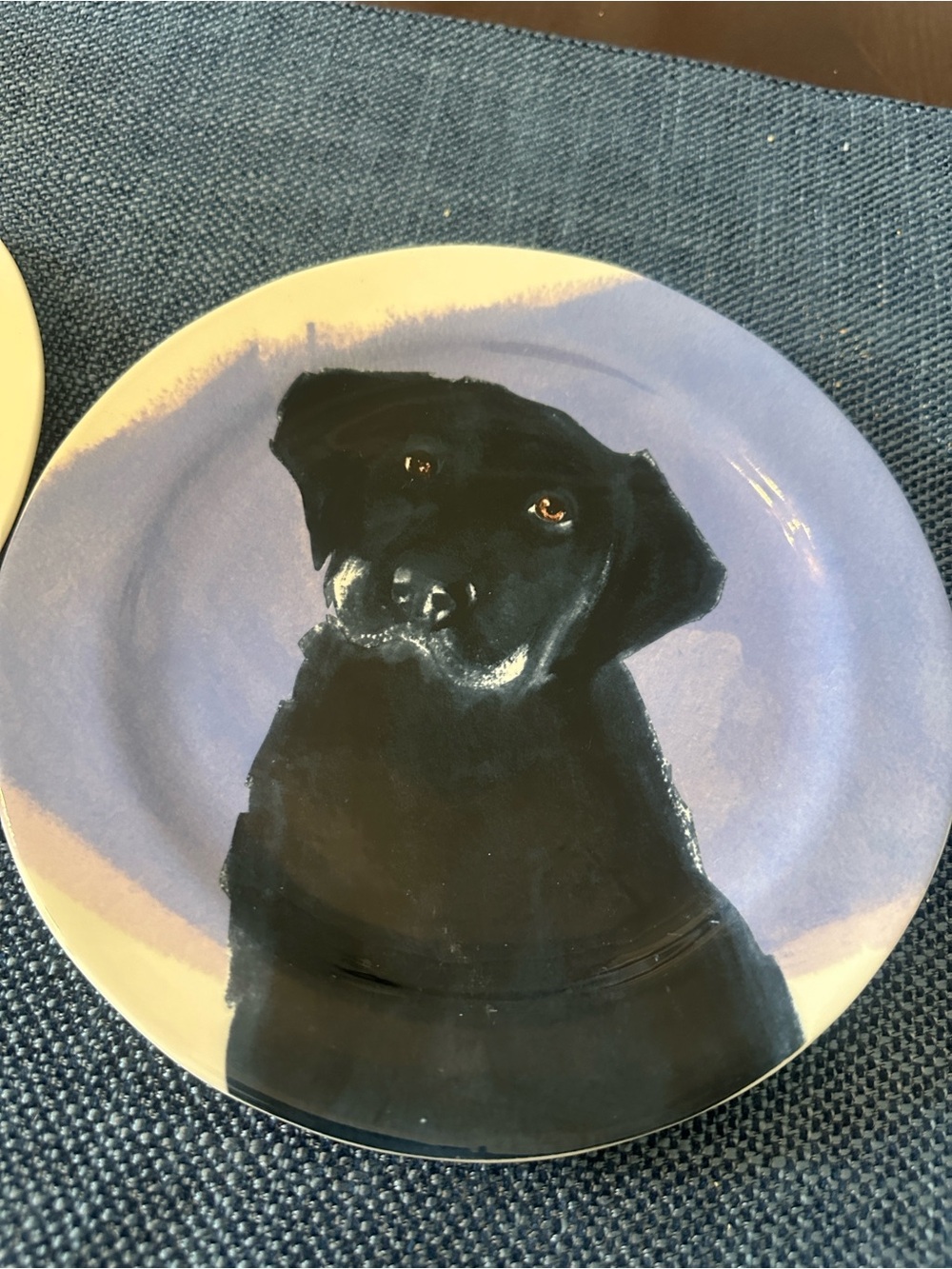 Anthropologie Sally Muir Dog-a-Day Dessert Plates (2) - Picture 3 of 5